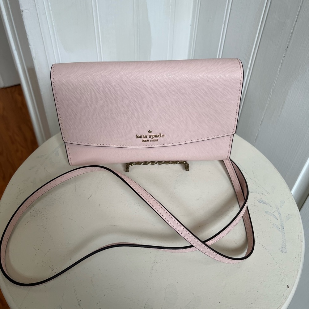 Kate Spade light pink crossbody bag